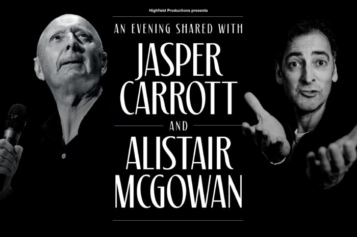 An evening shared with Jasper Carrott & Alistair McGowan