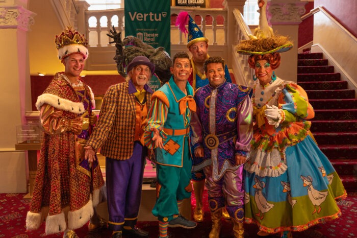 Cast of Newcastle Pantomime gather at Theatre Royal to celebrate Danny and Clive's 20th Season - with extra performance