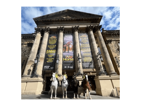 War Horses - Northumbria Police visitors at Newcastle Theatre Royal