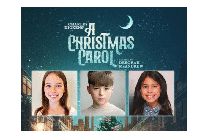 Three cheers for the trio of Tiny Tims who will star in Leeds Playhouse’s A Christmas Carol