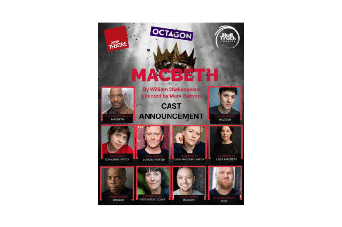Cast announced for brand new production of Macbeth at Octagon Theatre Bolton