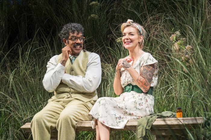 First look: production images of Sheridan Smith and Romesh Ranganathan in Alan Ayckbourn’s Woman in Mind