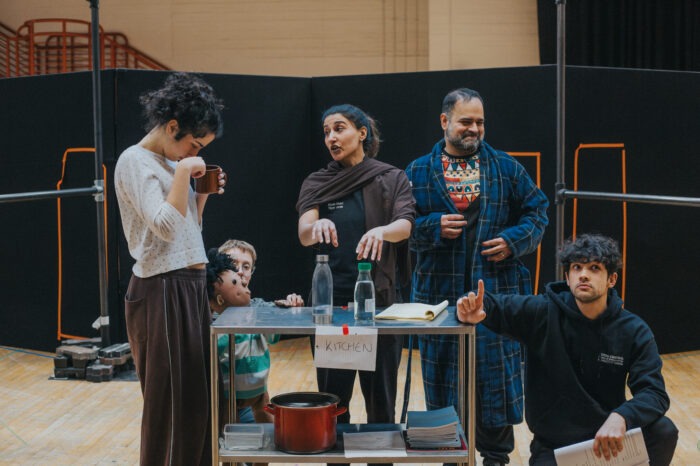 New Images – out of this world cast have fun in the rehearsal room as they explore Planet Omar together