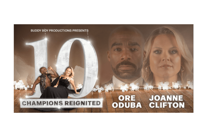 Ore Oduba and Joanne Clifton tour in '10 - Champions Reignited '