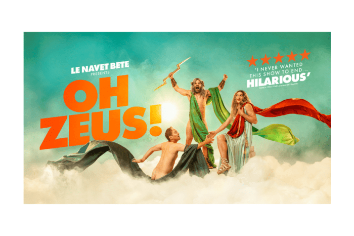 Acclaimed comedy theatre company Le Navet Bete presents Oh Zeus! A riotous, hilarious ride through Greek mythology touring UK theatres from Spring 2026