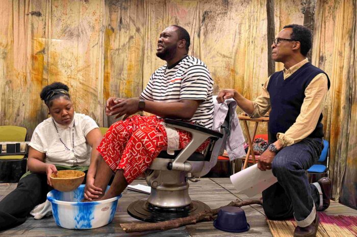 Rehearsal shots from The Swamp Dwellers at Utopia Theatre Creative Hub in Sheffield